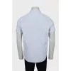 Men's printed short sleeve shirt