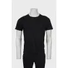Men's T-shirt with embroidered logo