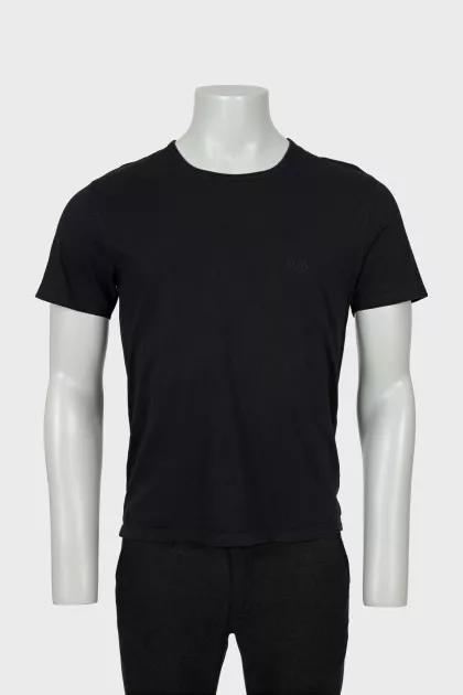 Men's T-shirt with embroidered logo