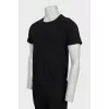 Men's T-shirt with embroidered logo