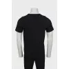 Men's T-shirt with embroidered logo