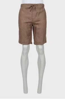 Men's linen shorts