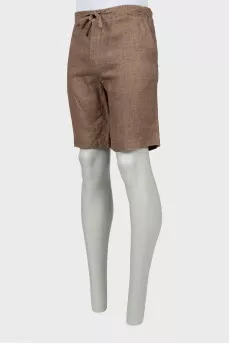 Men's linen shorts