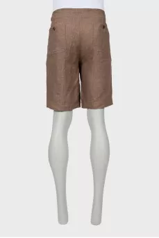 Men's linen shorts