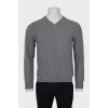 Men's gray jumper