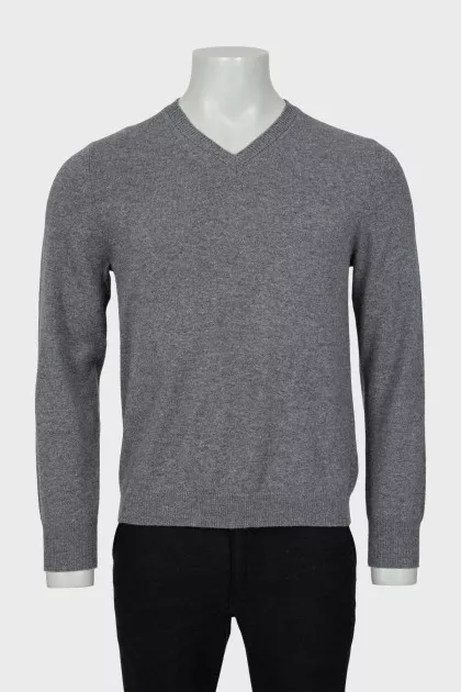 Men's gray jumper