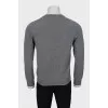 Men's gray jumper