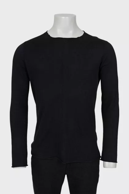 Men's black jumper