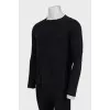 Men's black jumper
