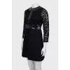Black dress decorated with sequins