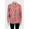 Silk paisley shirt