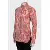 Silk paisley shirt