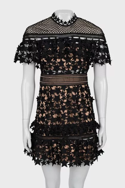 Short sleeve fitted dress