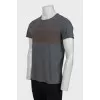 Men's two-tone T-shirt