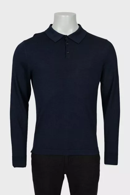 Men's blue jumper