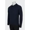 Men's blue jumper