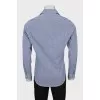 Men's fitted gingham shirt