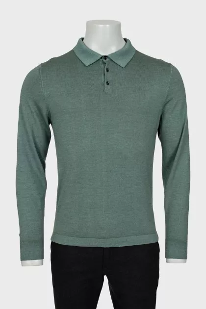Green men's jumper