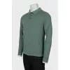 Green men's jumper