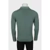 Green men's jumper