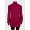 Longline knitted sweater