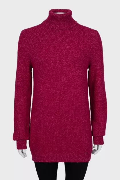 Longline knitted sweater