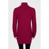 Longline knitted sweater