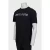 Men's black T-shirt