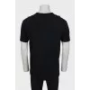 Men's black T-shirt