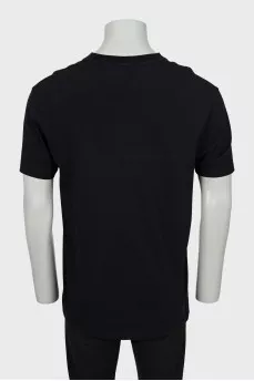 Men's black T-shirt