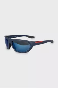 Men's blue sunglasses