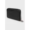 Men's wallet with embossing