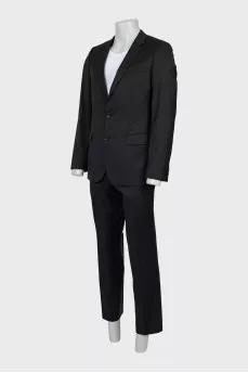 Men's black suit