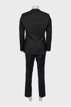 Men's black suit