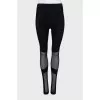 Leggings with mesh