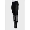 Leggings with mesh
