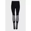 Leggings with mesh