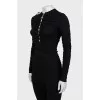 Black long sleeve with drapery
