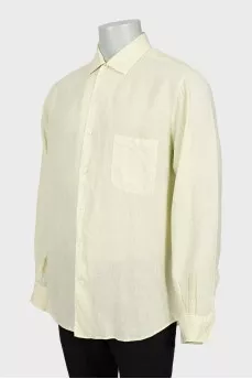 Men's light yellow shirt