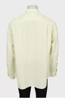 Men's light yellow shirt