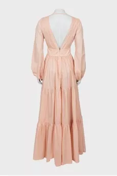 Light pink maxi dress