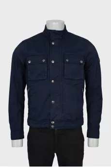 Men's blue jacket with buttons