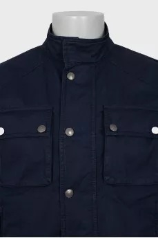 Men's blue jacket with buttons