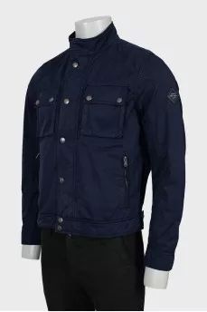 Men's blue jacket with buttons