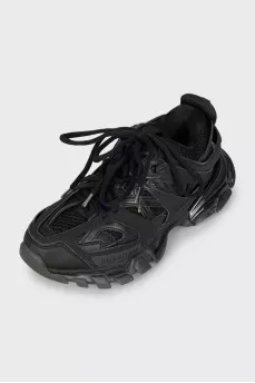 Track sneakers with chunky soles