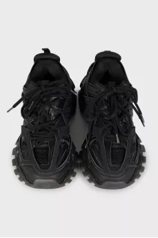 Track sneakers with chunky soles