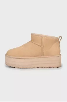 Insulated Ugg Boots Ultra Mini Platform