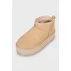 Insulated Ugg Boots Ultra Mini Platform