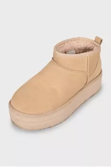 Insulated Ugg Boots Ultra Mini Platform