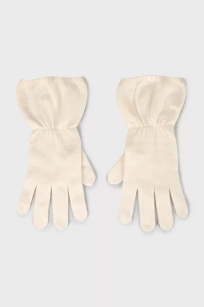Cashmere knitted gloves
